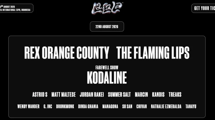 LaLaLa Fest 2026 Hadirkan Rex Orange County