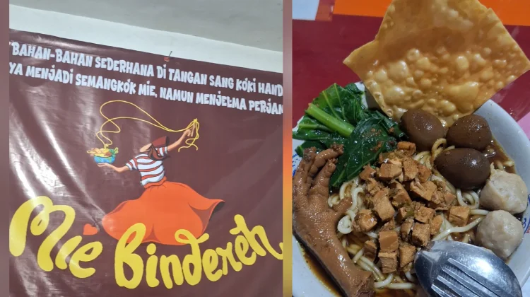 Mie Bindereh Jember, Sajian Gurih Porsi Jumbo yang Bikin Kenyang Pol-Polan