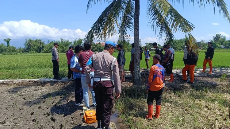 Pria Lansia Ditemukan Meninggal di Saluran  Irigasi