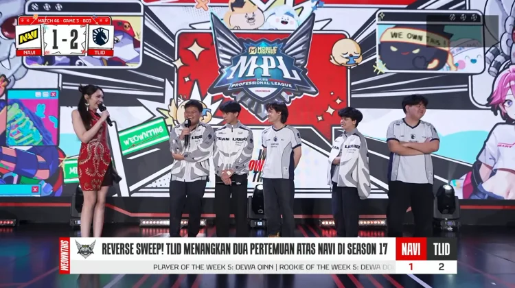 Team Liquid ID Comeback, NaVi Kena Reverse Sweep Pekan ke 6