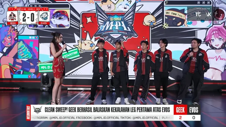 Geek Fam Tumbangkan EVOS 2-0, Marcel Jadi Bintang