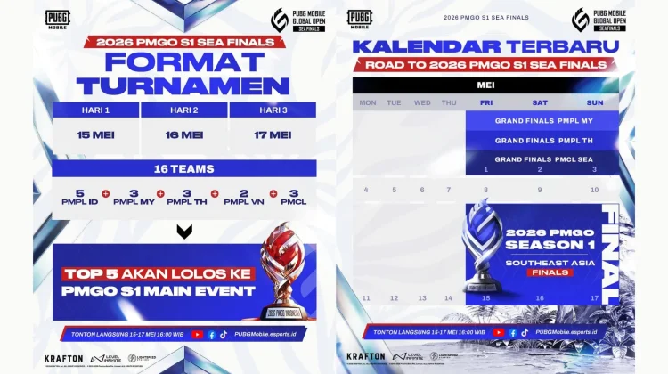 Indonesia Dominasi Slot 2026 PMGO S1 SEA Finals