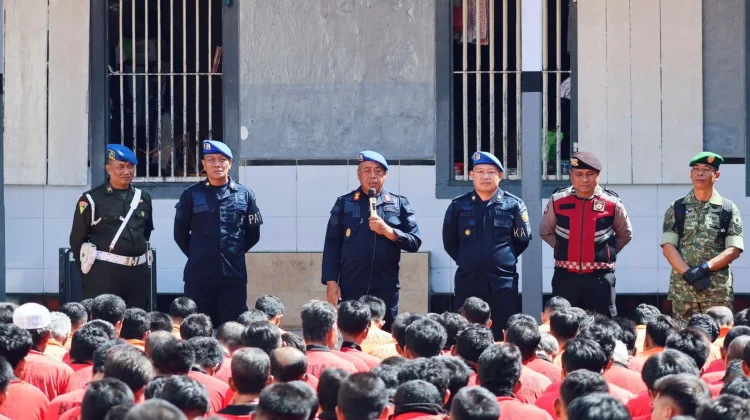 Rutan Razia Gabungan dengan APH, Wujudkan Zero Halinar