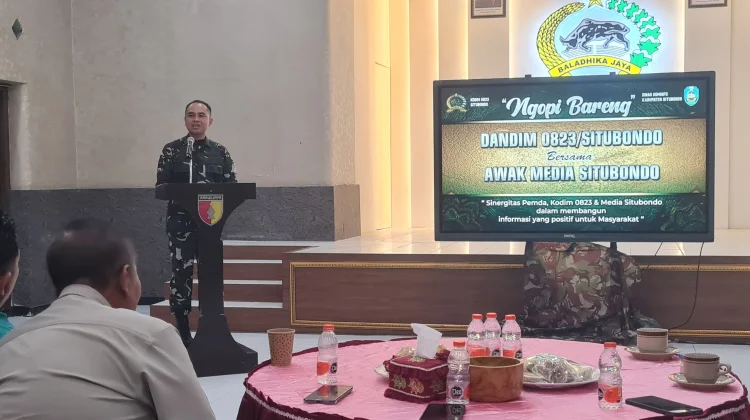 Dandim Ferry Ajak Wartawan dan LSM Bangun Situbondo