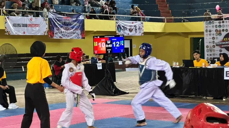 Ratusan Atlet Ramaikan Kejurkab Taekwondo Banyuwangi
