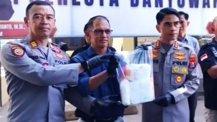 Polresta Banyuwangi Gagalkan Penyelundupan 2 Kg Sabu ke Bali