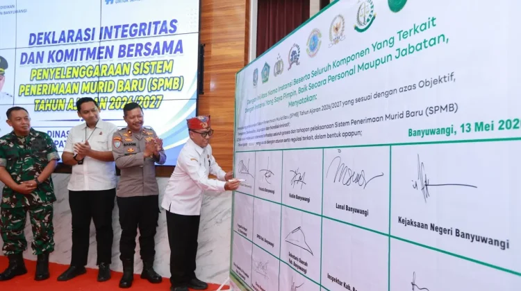 Banyuwangi Deklarasikan SPMB Bersih dan Transparan
