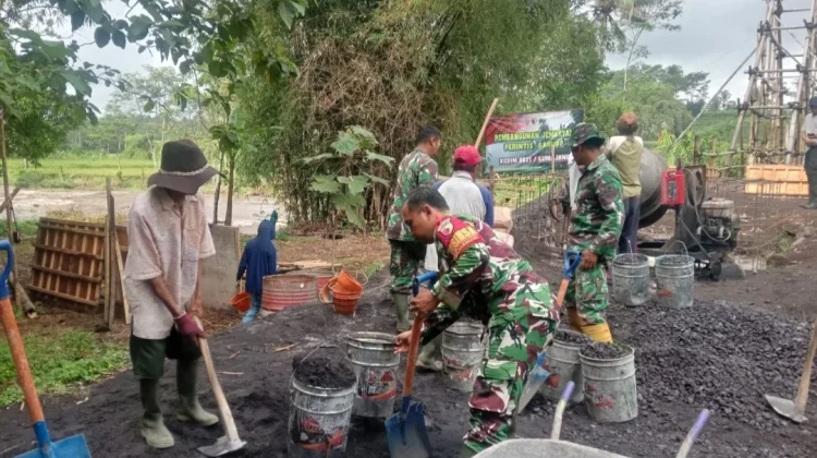 Jembatan Perintis Garuda Dibangun, Akses Warga Pasrujambe Segera Lancar