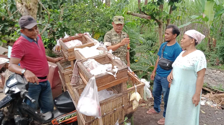 TNI di Lumajang Gelar Komsos Dengan Warga