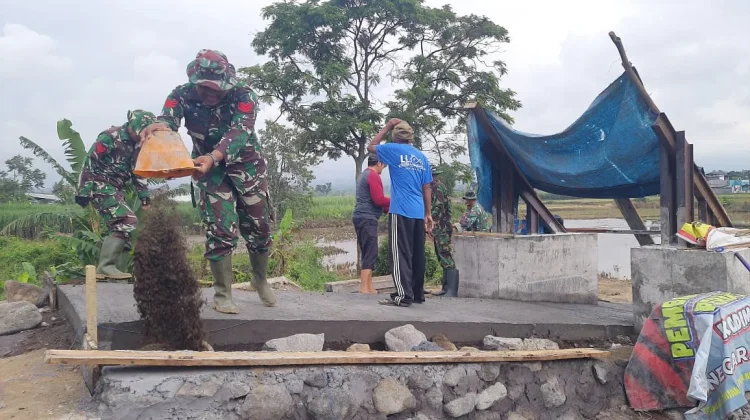 Pembangunan Jembatan di Sukodono Lumajang Tingkatkan Perkonomian Warga