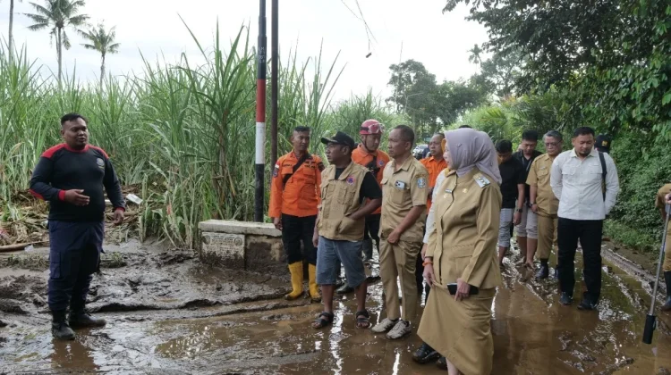 Bupati Lumajang Tinjau Lokasi Banjir