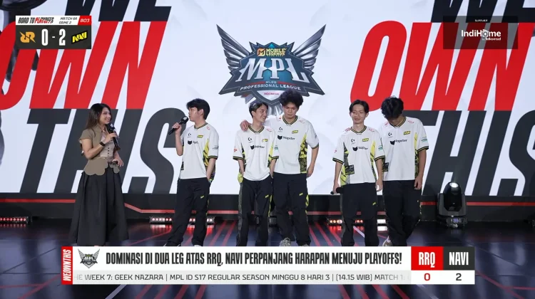 Dominasi 2 leg Atas RRQ, Navi Perpanjang Harapan menuju Playoff