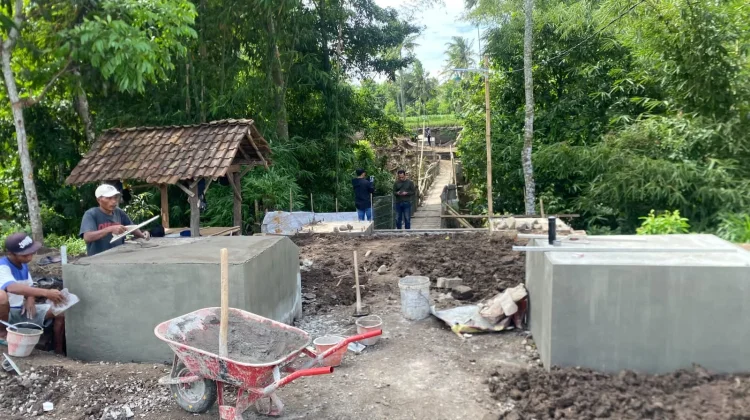 Jembatan Tètèh Bondowoso Diperbaiki Jadi Permanen