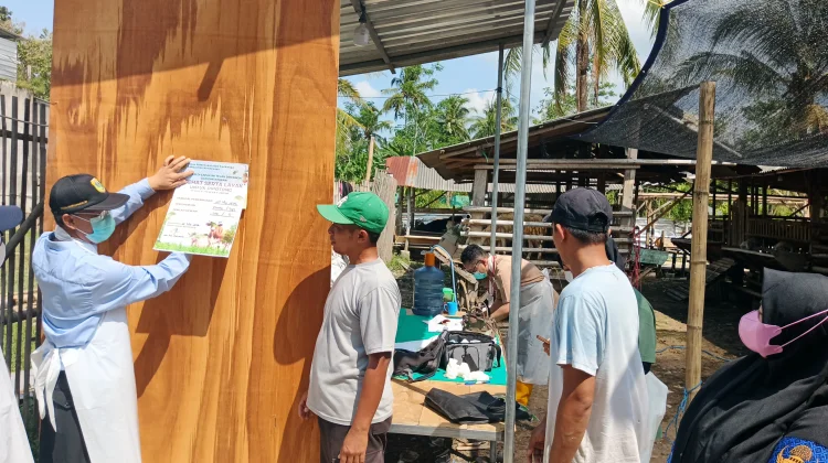 Tempel Stiker, Disnakkan Bondowoso Pastikan Hewan Kurban Sehat