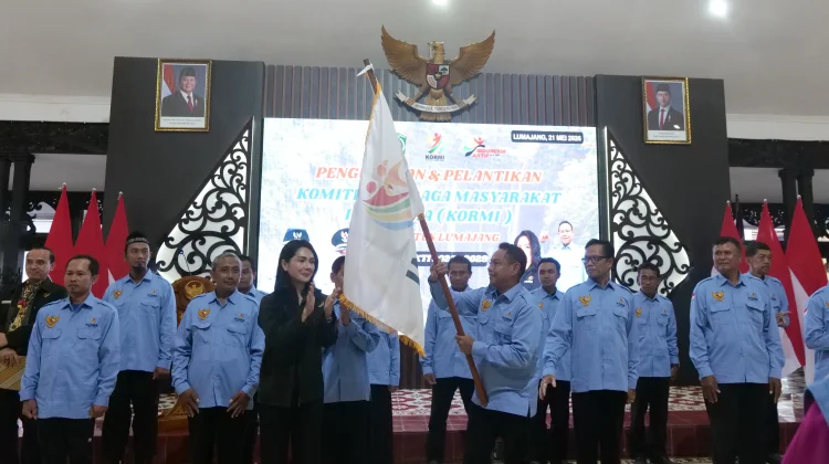 Bupati Lumajang Lantik Pengurus KORMI 2025–2029