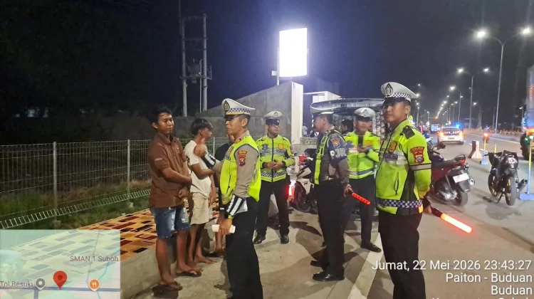 Petugas Patroli Exit Tol Diduga jadi Area Balap Liar