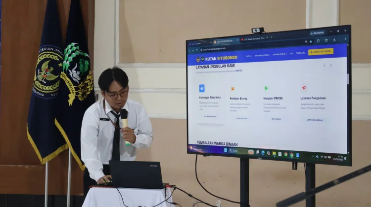 Rutan bareng Anak Magang Buat Inovasi SIMAS RUSIBON