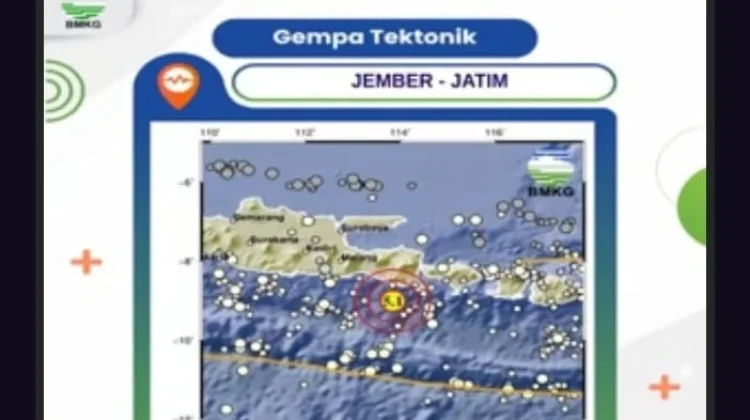 Gempa 5,1 Magnitudo, Warga Lumajang Berhamburan Keluar Rumah