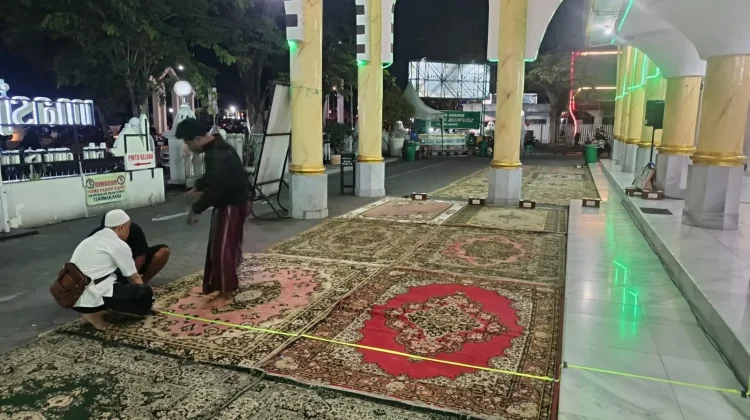 Alun-Alun Lumajang Ditutup untuk Sholat Idul Adha