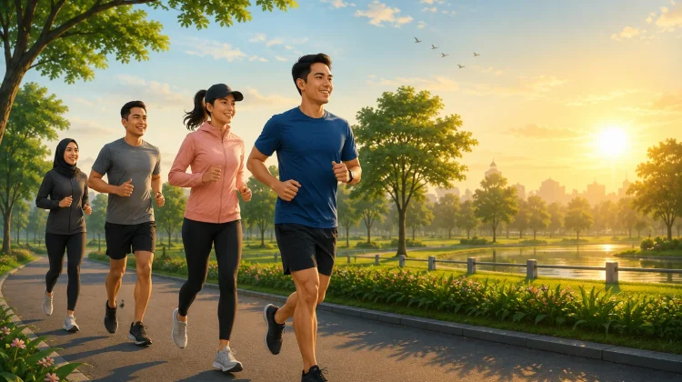 Jogging Pagi Bantu Jaga Kesehatan dan Tingkatkan Kebugaran Tubuh
