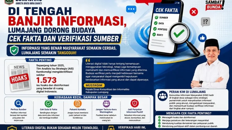 Lumajang Dorong Budaya Cek Fakta dan Verifikasi Sumber
