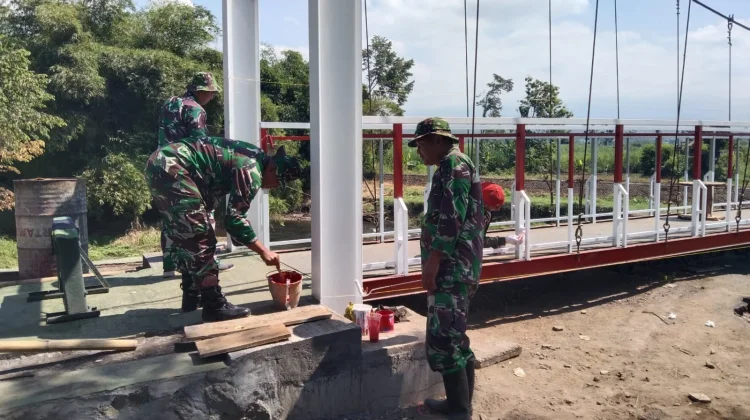 Pembangunan Jembatan Perintis Garuda di Sitiinggil Memasuki Tahap Akhir