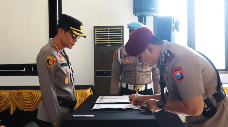 Polresta Banyuwangi Ganti Kasatnarkoba dan Dua Kapolsek