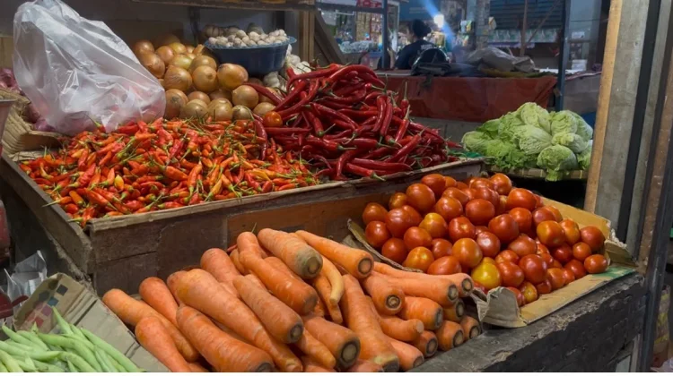 Harga Sayur dan Bumbu di Pasar Tanjung Naik