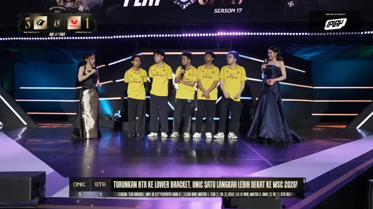 Turunkan BTR ke Lower Bracket, Onic Satu Langkah Lebih Dekat ke MSC 2026
