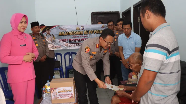 Menjelang Hari Bhayangkara, Polres Kunjungi Purnawirawan Polri