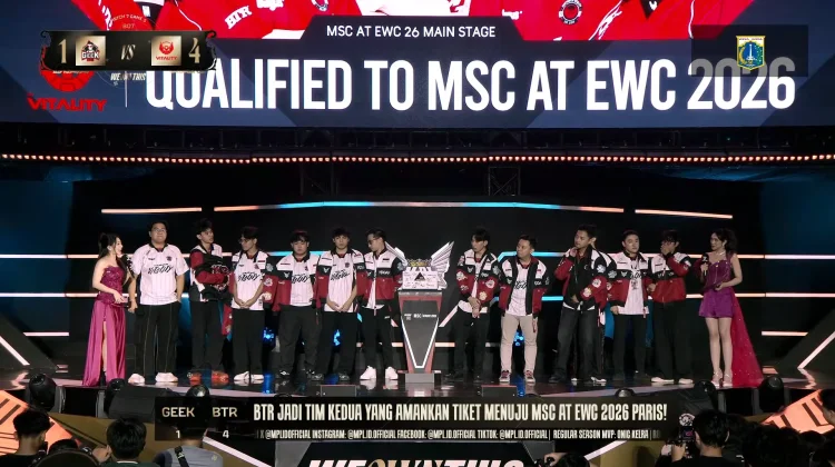 BTR Jadi Tim Kedua Lolos ke MSC AT EWC 2026 Paris