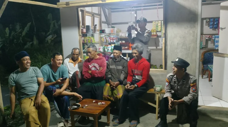 Polsek Pasrujambe Gelar Dialogis Dengan Warga Tekan Gangguan Kamtibmas