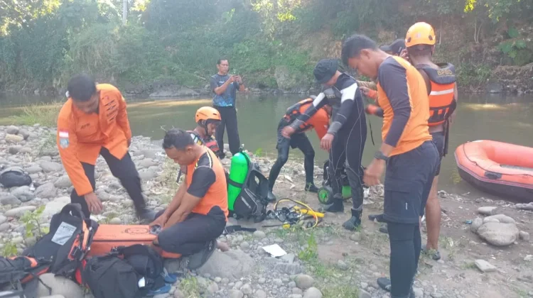 Seorang Remaja Dilaporkan Tenggelam di Sungai Nuris Jember