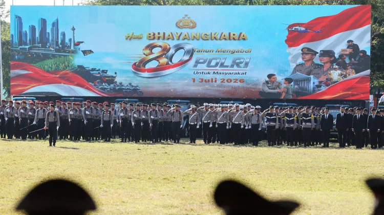 Atraksi Polisi Cilik Meriahkan Hari Bhayangkara ke-80 di Banyuwangi