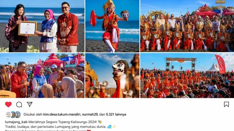Ratusan Konten Digital Abadikan Segoro Topeng