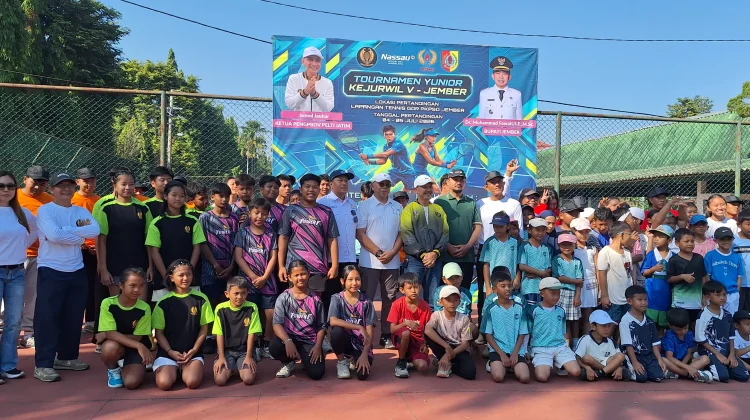 Kejurwil Tenis Junior Wilayah V Jatim Resmi Digelar di Jember, Diikuti 107 Atlet