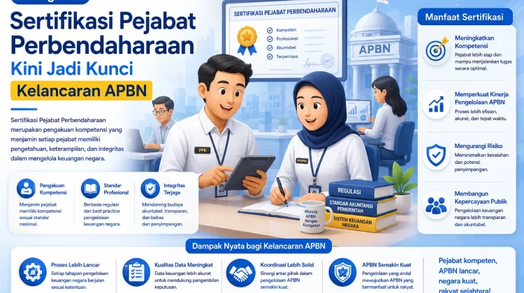 Sertifikasi Pejabat Perbendaharaan Kini Jadi Kunci Kelancaran APBN