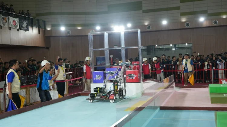 Robot Lahbako-San UNEJ Raih Juara Tiga KRAI 2026