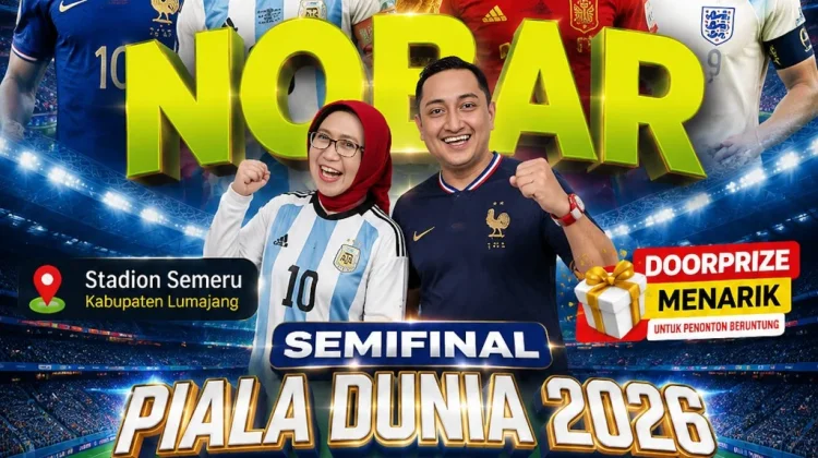 Nobar Piala Dunia, Ruang Berkumpul Warga dan Peluang bagi UMKM Lumajang