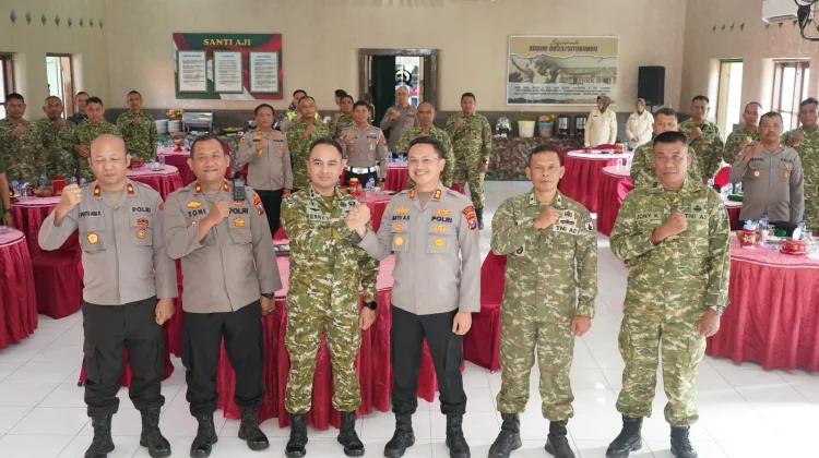 Polres/Kodim 0823 Perkuat Silaturahmi Jaga Kondusivitas Wilayah