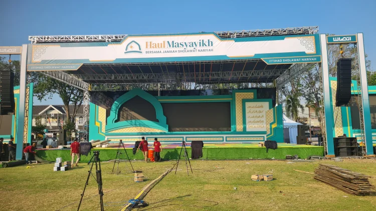 Haul Masyayikh Nusantara Siapkan 25 Videotron di Alun-alun