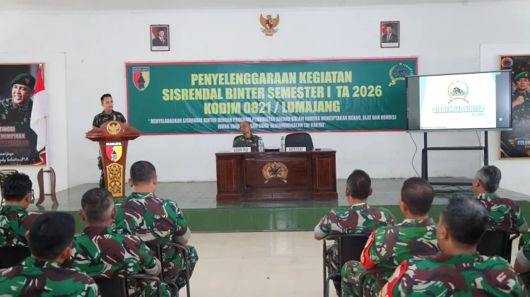 Kodim 0821 Lumajang Perkuat Kapasitas Babinsa Melalui Sisrendal Binter