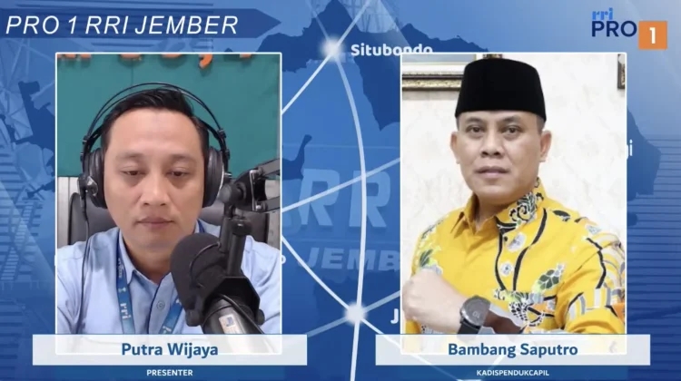 Lewat Halo RRI, Dispendukcapil Jember Jelaskan Cara Perbarui KK Berbarcode
