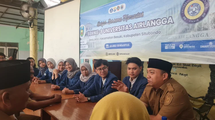KKN Universitas Airlangga Buat Peta Digital di Situbondo