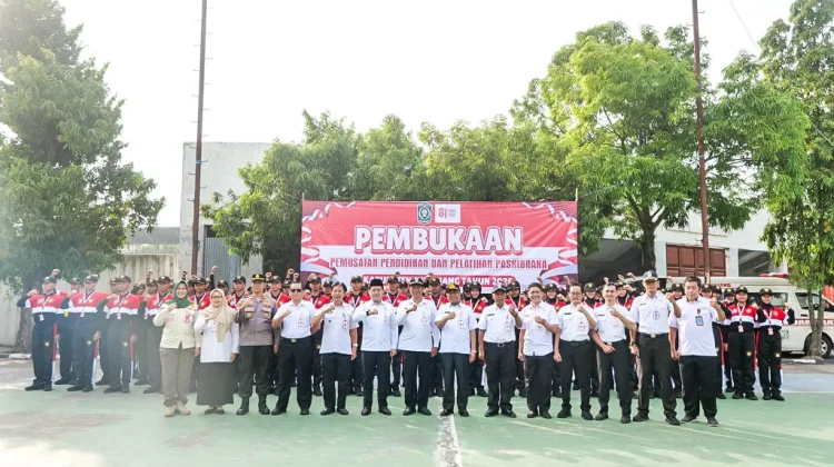 Lolos Seleksi Ketat,77 Calon Paskibraka Lumajang Mulai Ditempa