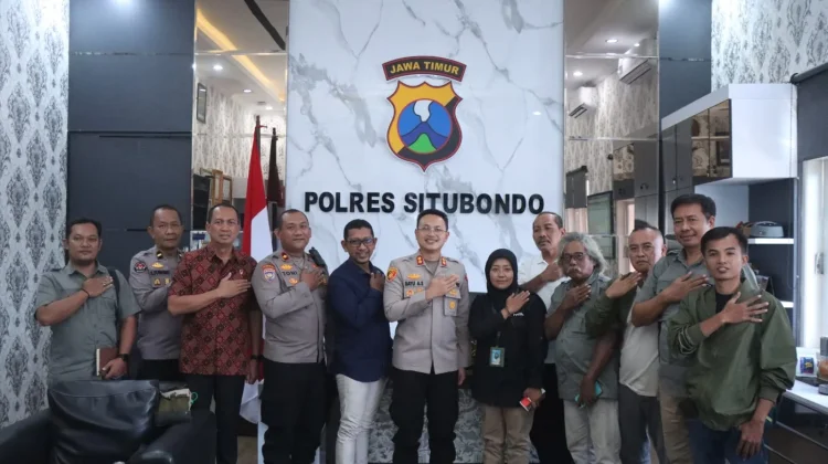 Polres Komitmen Bangun Sinergi dengan PWI Situbondo