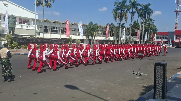Jelang HUT Ke-81 RI, 73 Calon Paskibraka Jember Jalani Pemusatan Latihan