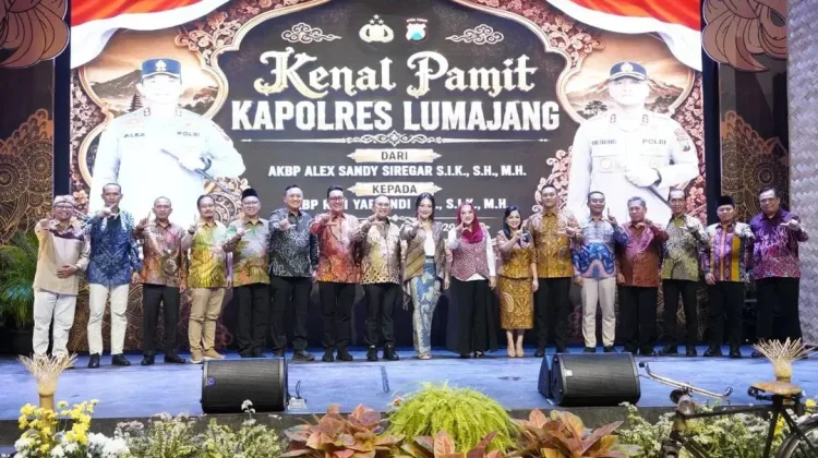 Wakil Ketua DPRD Lumajang Hadiri Kenal Pamit Kapolres