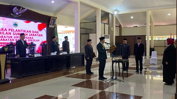 126 Kepala Sekolah Dilantik, Penataan Jabatan di Bondowoso Berlanjut