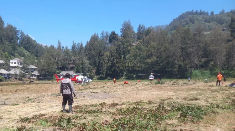 Petugas Gabungan di Lumajang Melakukan Monitoring Pasca Karhutla